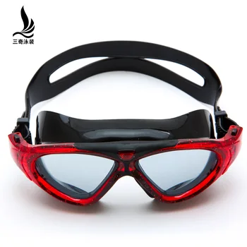 Профессиональные противотуманные линзы с защитой от ультрафиолета для взрослых, Очки для плавания, Водонепроницаемые Регулируемые Силиконовые Очки для пляжного серфинга, Пляжные спортивные очки