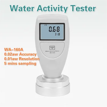 Ручной измеритель активности воды тестер WA-160A с высокой точностью 0,02aw, используемый для измерения активности воды в продуктах питания с ЖК-дисплеем