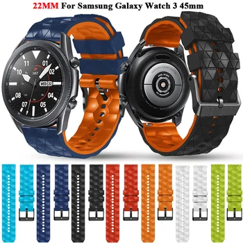 Силиконовые 22 мм Браслеты Для Samsung Galaxy Watch 46 мм/3 45 мм Gear S3 Classic/Frontier Smartwatch Браслет Huawei GT2/3 Ремешка
