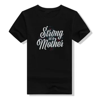 Сильная, как мать, Женская модная футболка с коротким рукавом и цветочным принтом, графические футболки, Эстетичная одежда, Подарки на День матери