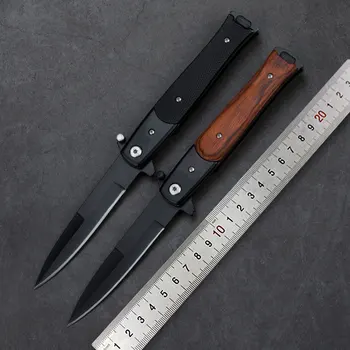 Складной Нож Тактический Карманный нож CS Claw 440C С акриловой деревянной ручкой, Карманный складной Нож Для Кемпинга, Охоты, Выживания, EDC Инструмент
