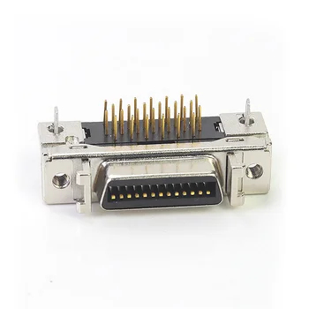 Сменный позолоченный 36-контактный 90-Градусный Изогнутый Разъем SCSI-36P 10236-52A2PL для сервопривода