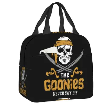 Сумка для ланча The Goonies, женская сумка-холодильник, термоизолированный Ланч-бокс с черепом Веселого Роджера и пиратов для детей, сумки для еды для школьников