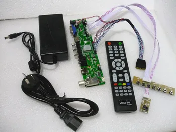 ТВ + HDMI + VGA + AV + USB + АУДИО Плата ЖК-контроллера для 17,3 
