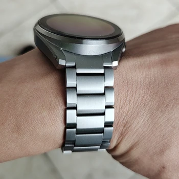 Титановый серый ремешок без зазоров для Huawei Watch 3 Pro/Watch 3 Pro Новый ремешок из чистого титана с застежкой-бабочкой, браслет с коробкой