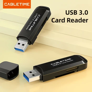 Устройство Чтения кабельных карт SD TF USB 3,0 к Micro SD и TF 2 в 1 Адаптер OTG памяти для Камеры MacBook Air Pro C376