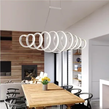Художественные потолочные светильники современные акриловые потолочные светильники для барной стойки кухни столовой