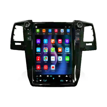 Экран Tesla Android 12 для Toyota Fortuner/HILUX SW4 2005-2015, автомагнитола, стерео, мультимедийный плеер, Carplay, GPS-навигация