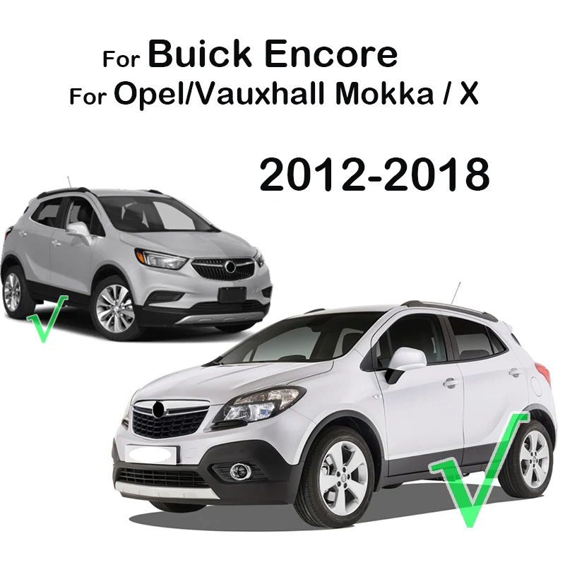 Аксессуары Для Buick Encore Opel Vauxhall Mokka X 2013-2018 Задний Багажник Грузовой Коврик Для Багажника Вкладыш Лоток Напольный Ковер 2014 2015 2016 - 4