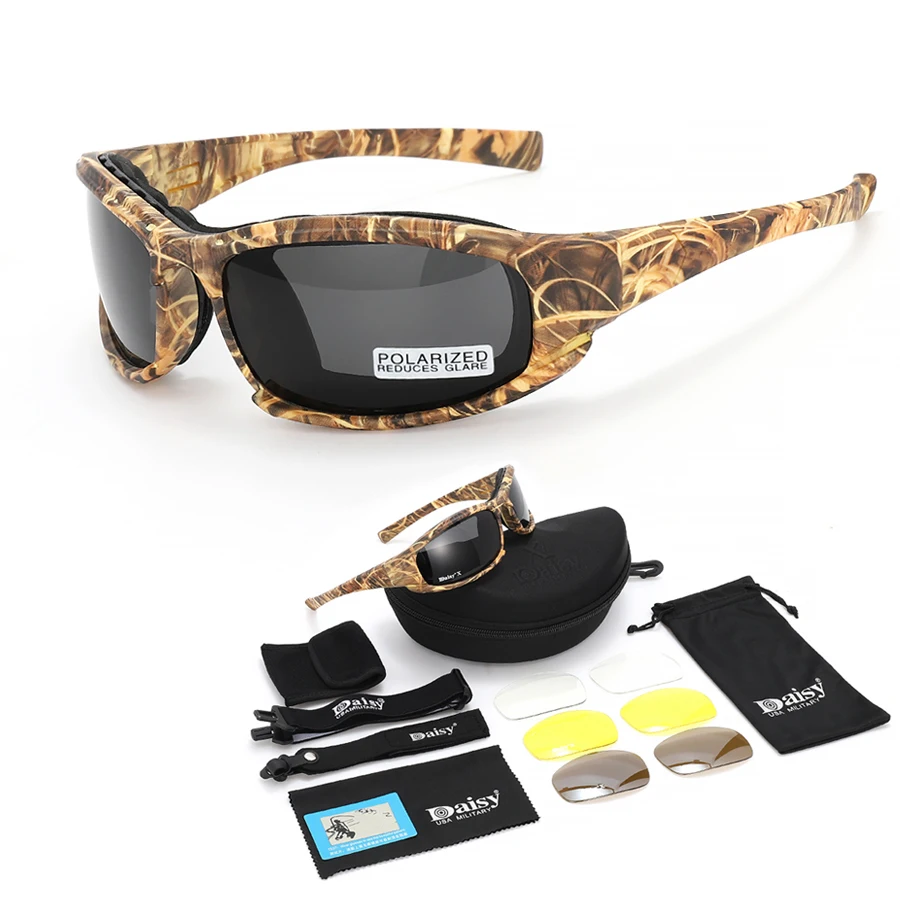 Бренд Kuiu Поляризованные Спортивные очки для охоты и рыбалки, Камуфляжная тактика, солнцезащитные очки с антибликовым покрытием - 0