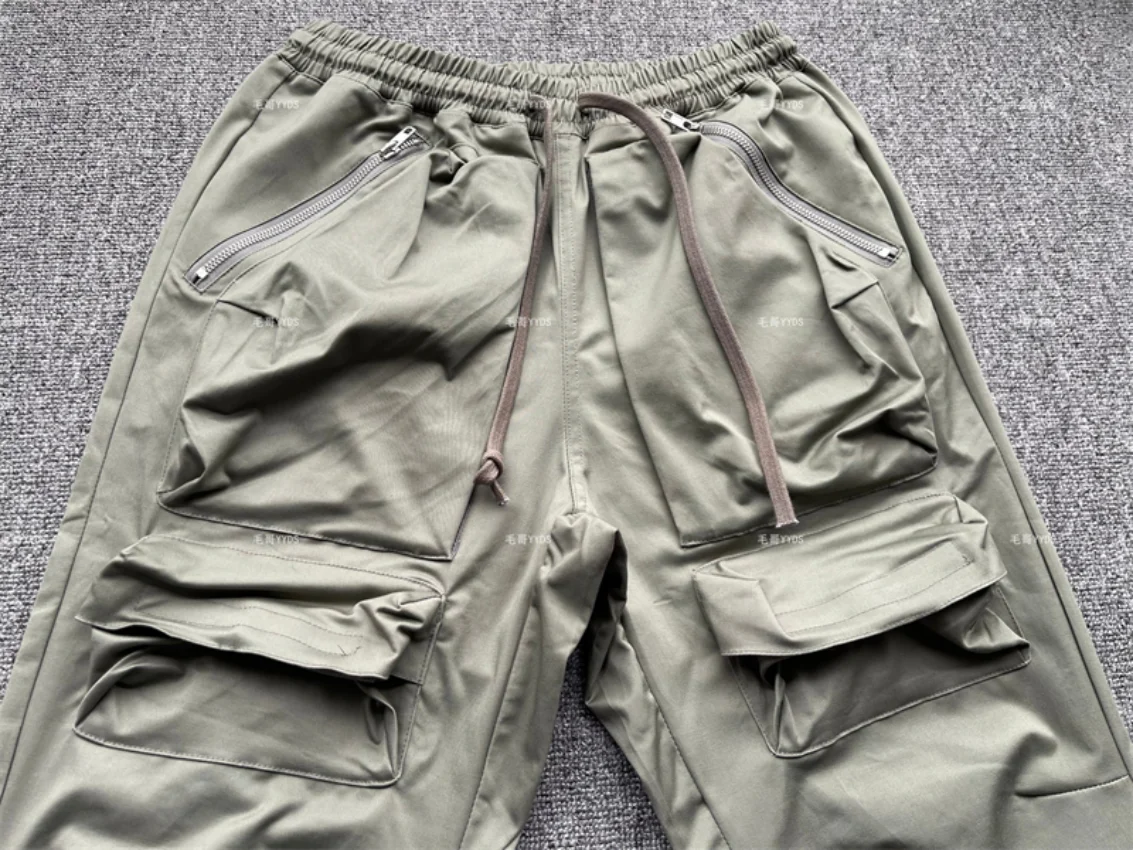 Брюки-карго Grailz для мужчин и женщин, повседневные спортивные штаны с несколькими карманами и завязками, брюки - 4