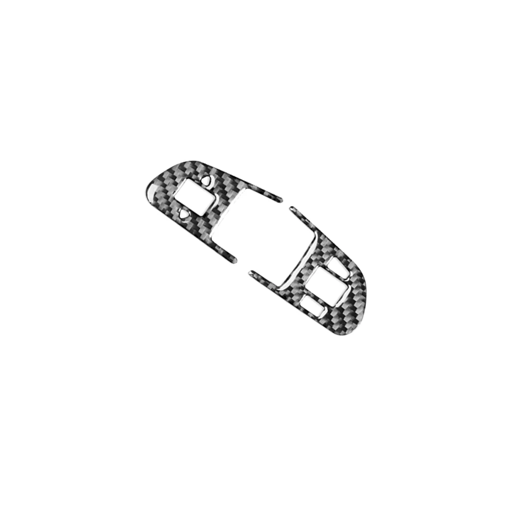 Для Audi Q7 2007 2008 2009 2010 2011 2012 2013 2014 2015 Кнопки рулевого колеса из настоящего углеродного волокна, крышка, Наклейка для салона Автомобиля - 2