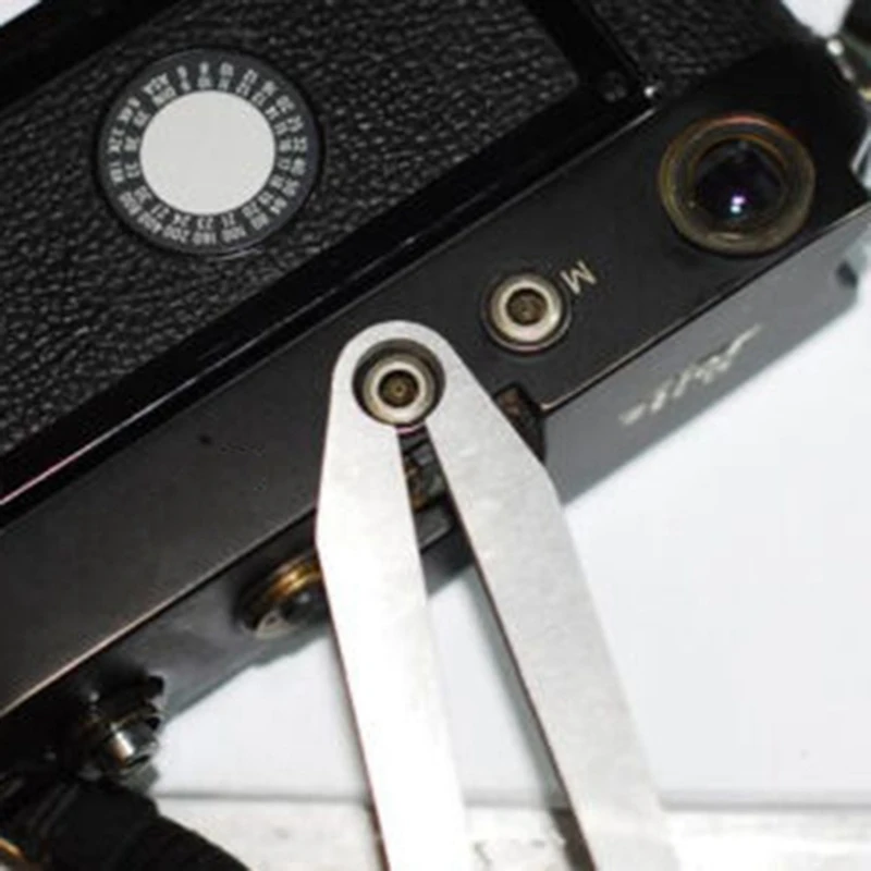 Инструмент для ремонта объектива 10 шт.: Набор инструментов для зажима гаечного ключа для ремонта 9 шт. и тиски из нержавеющей стали 1 шт. для фильтра объектива 27 мм-107 мм - 2