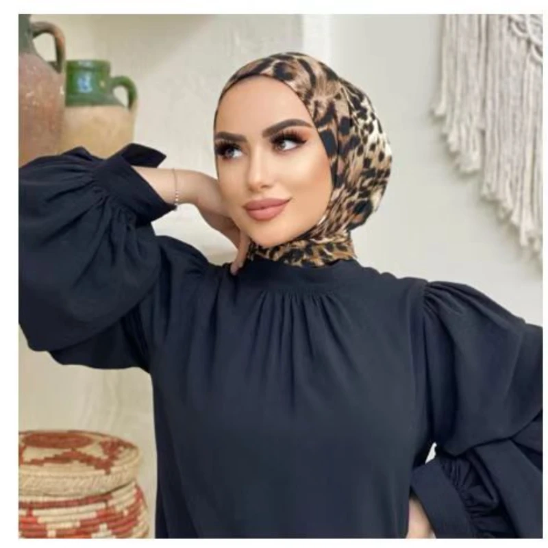 Мгновенные Хиджабы в Рамадан для женщин, Трикотажный Хиджаб, Внутренняя шапочка, Тюрбан, Головные платки для женщин, Исламская Мусульманская женская шляпа, Капот, Хиджаб - 2