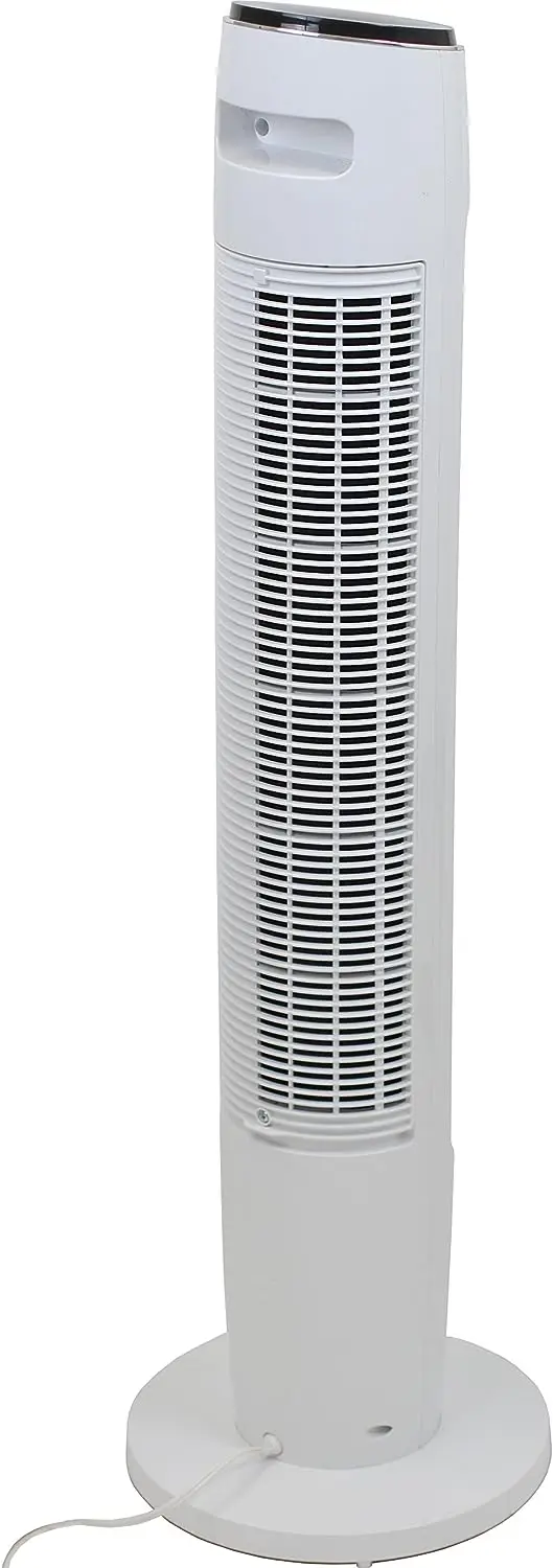 Мощный 43-дюймовый осциллирующий вентилятор с технологией Max Air Quiet и пультом дистанционного управления, белый (G5TOWERFAN) - 2
