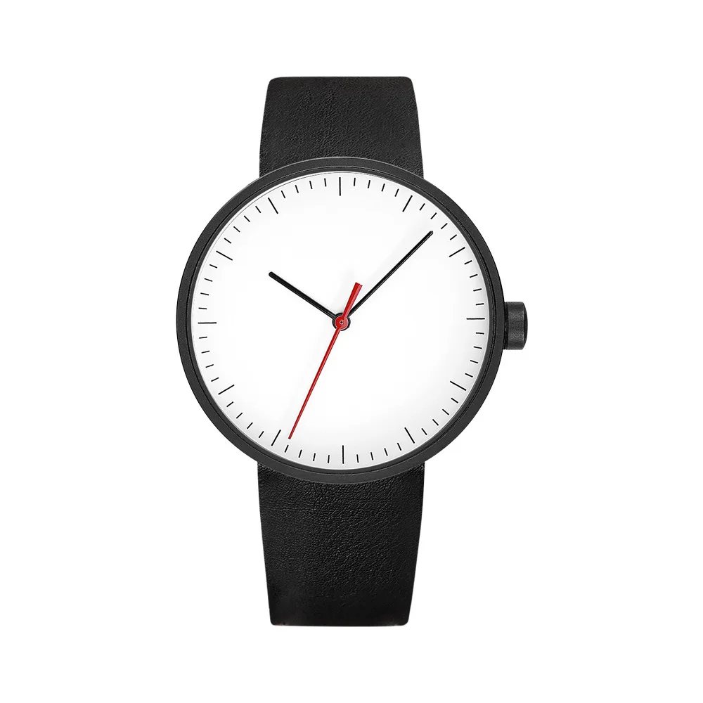 Мужские часы из кожи лучшего бренда Высокого качества; водонепроницаемые деловые повседневные спортивные кварцевые часы для мужчин; Наручные часы Relojes Masculino - 4