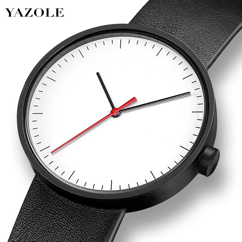 Мужские часы из кожи лучшего бренда Высокого качества; водонепроницаемые деловые повседневные спортивные кварцевые часы для мужчин; Наручные часы Relojes Masculino - 5