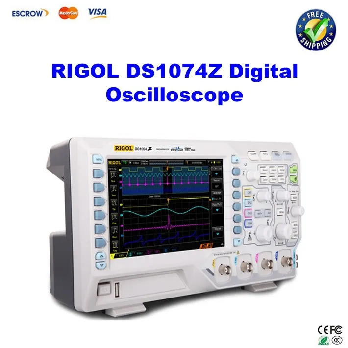 Оригинальный цифровой осциллограф DS1074Z 4 канала 70 МГц - 2