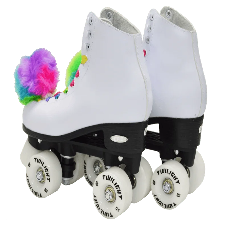 Четырехколесные роликовые коньки Allure с подсветкой Heelys Patimes de velocidad profesionales Patines profesionales de velocidad Mm с рядными колесами - 4