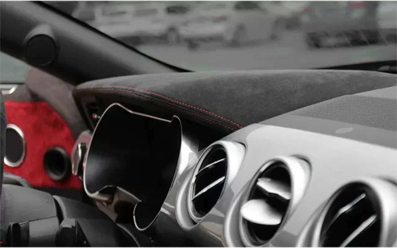 Чехлы для приборной панели автомобиля из алькантары для Ford Mustang, тенты, подушки, ковры, аксессуары - 1